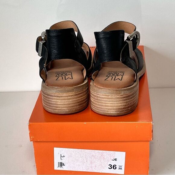 Miz Mooz Moe Leather Heeled Sandals - Picture 6 of 8